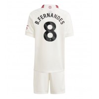 Koszulka piłkarska Manchester United Bruno Fernandes #8 Strój Trzeci dla dzieci 2023-24 tanio Krótki Rękaw (+ Krótkie spodenki)